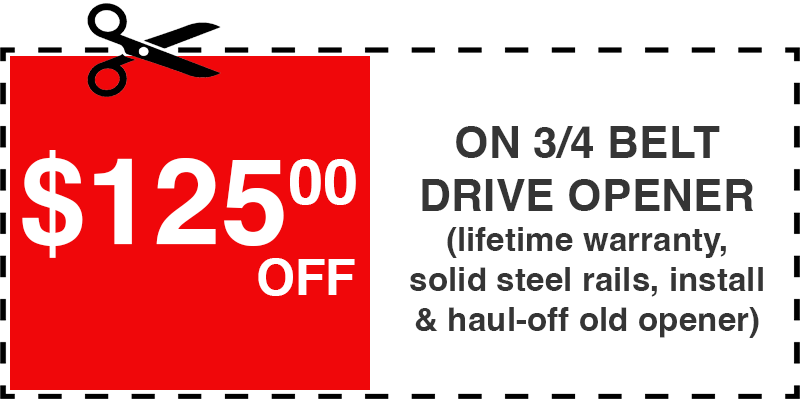 125 off garage door opener Buchanan