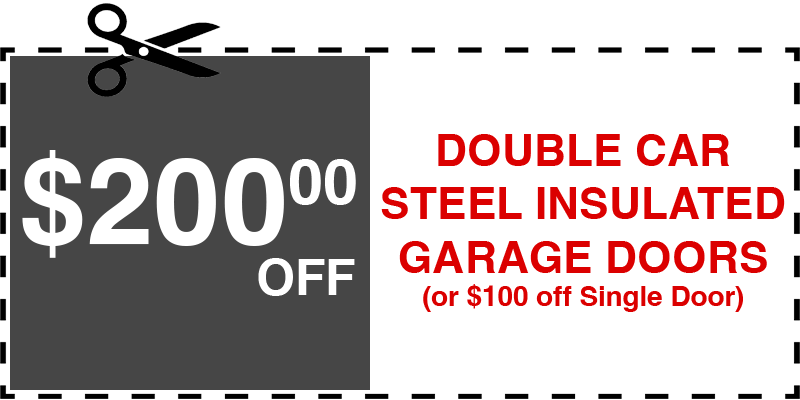 200 off garage door repair