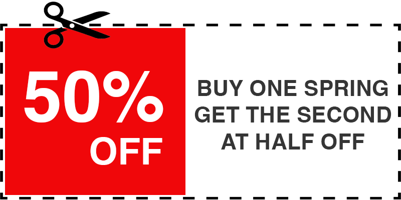 HALF OFF GARAGE SPRING Buchanan